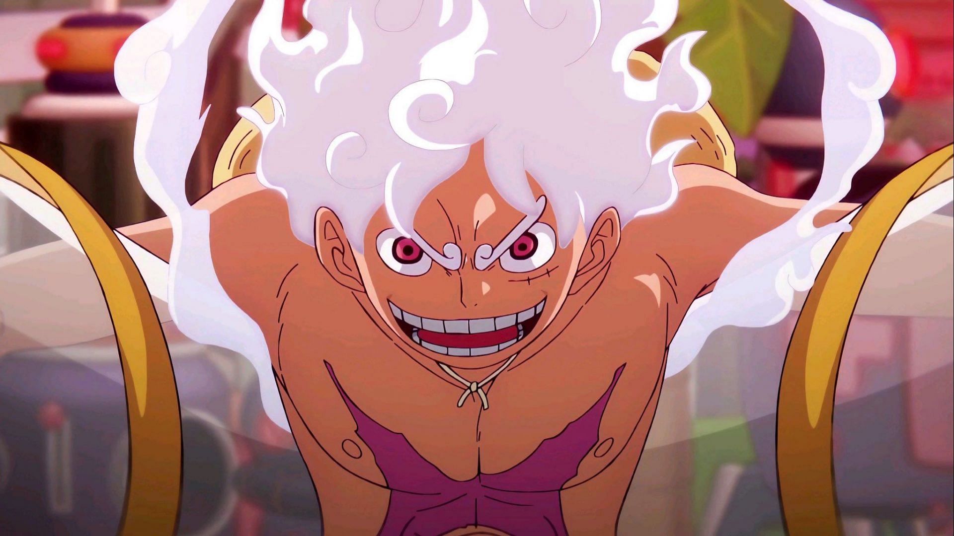 Luffy in Gear 5 (Image via Studio Pierrot)